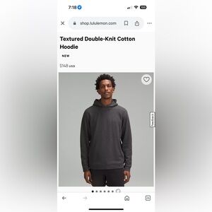 Lululemon textured double knit hoodie